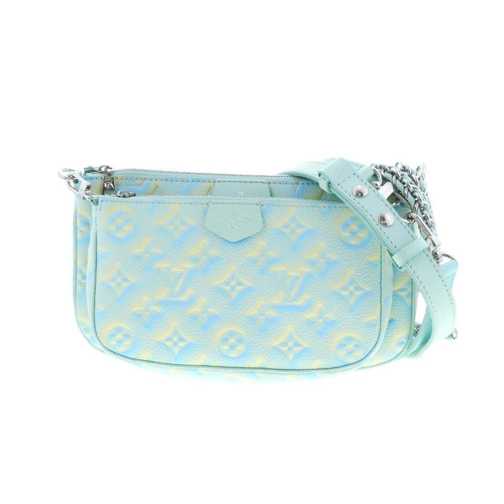 LOUIS VUITTON Multi Pochette Accessoires Bag Shoulder Messenger Blue